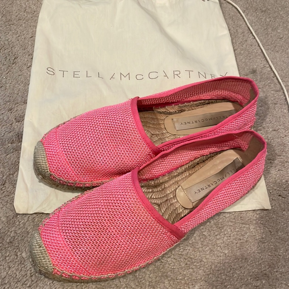 Stella mccartney size 7 Espadrilles flats pink